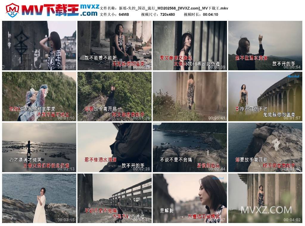 新瑶-失控_国语_流行_MD202568